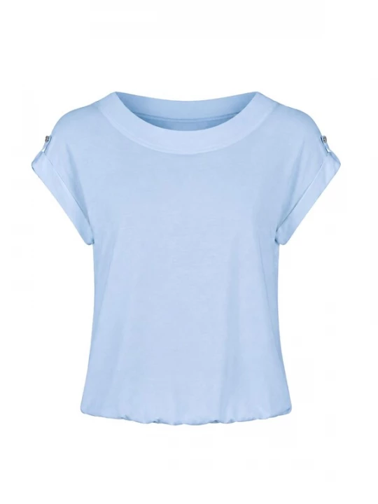 Foto van product REGINA FASHION Shirt 'Blouse - Boat neckline plain' lichtblauw