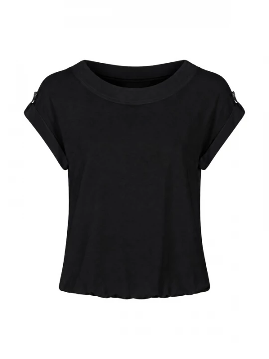 Foto van product REGINA FASHION Shirt 'Blouse - Boat neckline plain' zwart