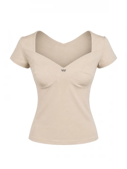Foto van product REGINA FASHION Shirt 'Sweetheart top' beige