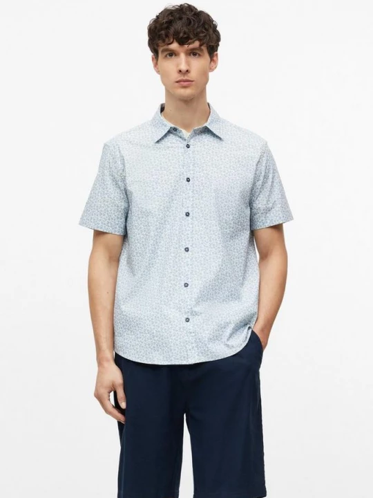 Foto van product Regular Fit: elastisch shirt met korte mouwen en all-over print s.Oliver
