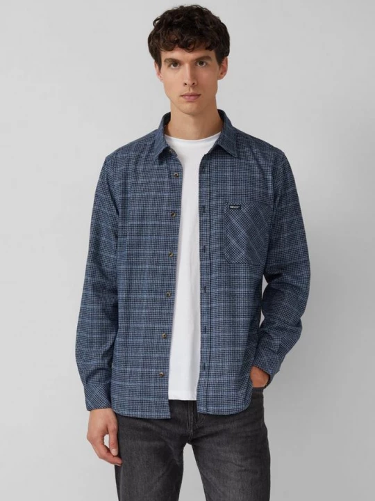 Foto van product Regular fit: Geruit flanellen overhemd s.Oliver