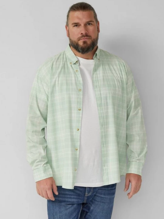 Foto van product Regular fit: geruit katoenen overhemd met button-down kraag s.Oliver