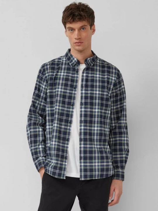 Foto van product Regular fit: geruit katoenen overhemd met button-down kraag s.Oliver