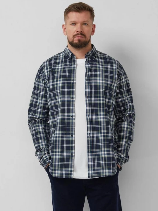 Foto van product Regular fit: geruit katoenen overhemd met button-down kraag s.Oliver