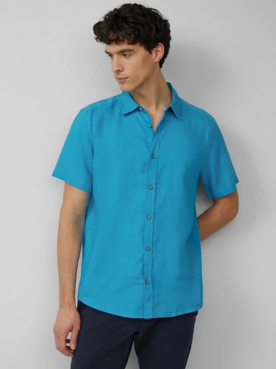 Foto van product Regular fit: luchtig shirt met korte mouwen van 100% linnen s.Oliver