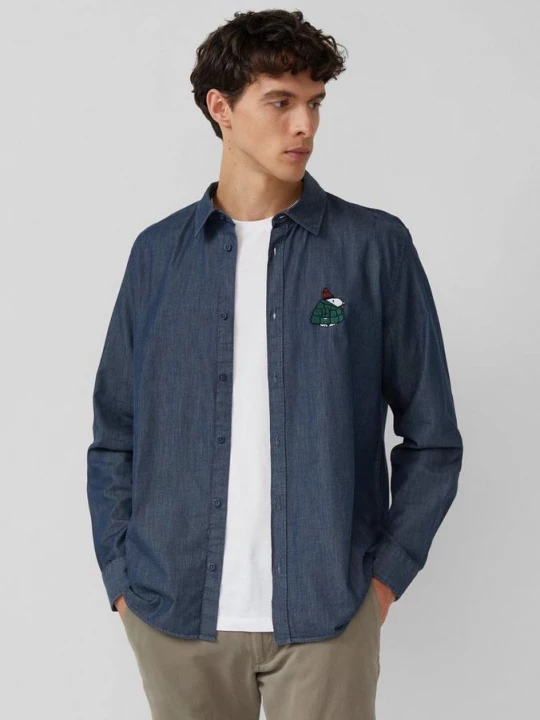 Foto van product Regular fit: shirt met Peanuts® motief s.Oliver blauw