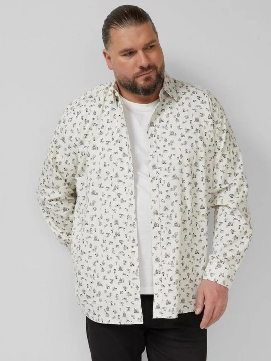 Foto van product Regular fit: shirt met Peanuts® motief s.Oliver crème
