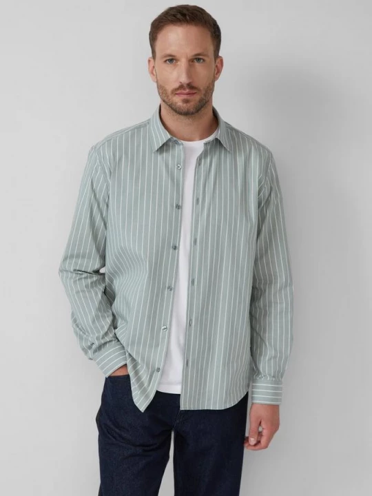 Foto van product Regular fit: shirt van gemakkelijk te onderhouden stretchkatoen s.Oliver