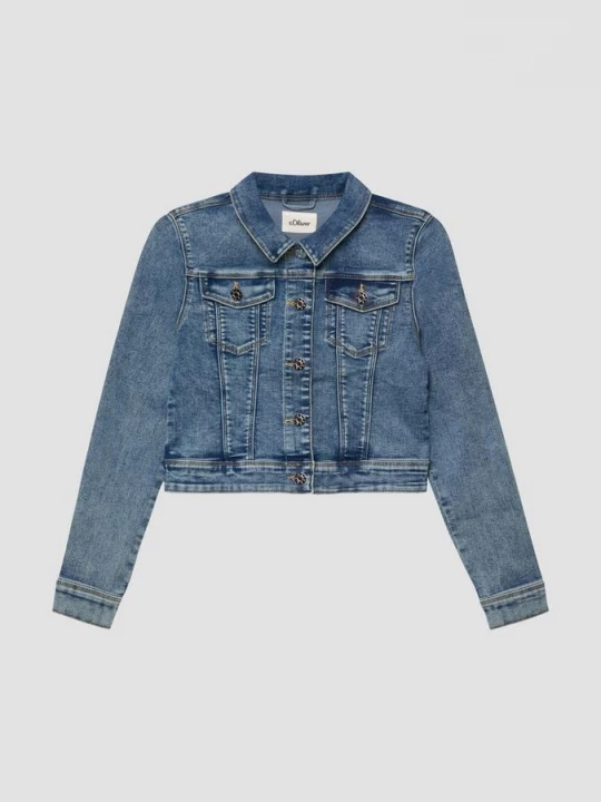 Foto van product Regular fit spijkerjasje s.Oliver blauw