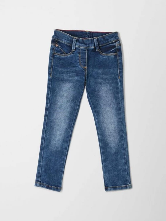 Foto van product Regular fit: tregging met elastische tailleband s.Oliver blauw