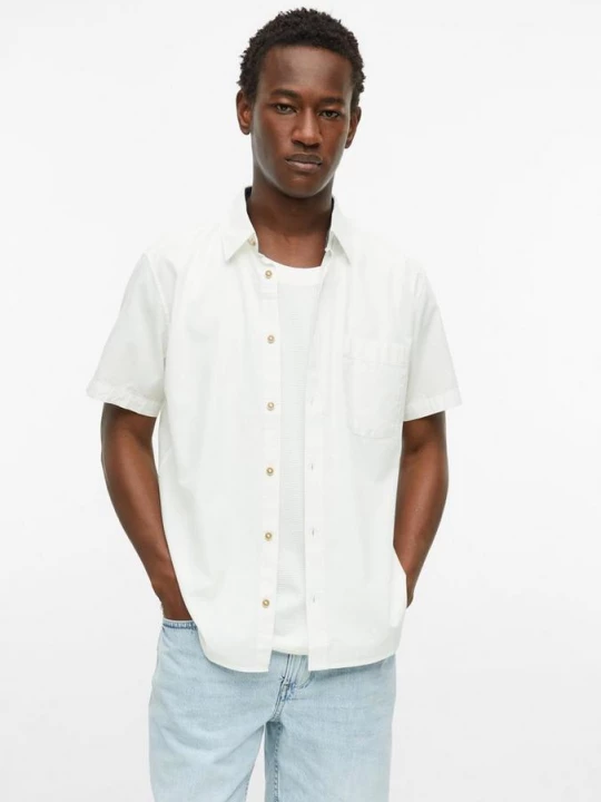 Foto van product Regular fit: Zacht overhemd van een katoen-modaalmix s.Oliver crème
