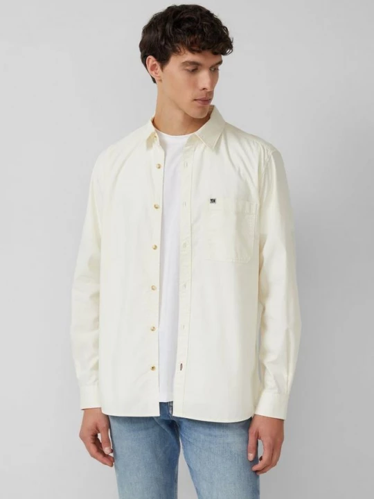 Foto van product Regular fit: zacht shirt met een fijne structuur s.Oliver crème