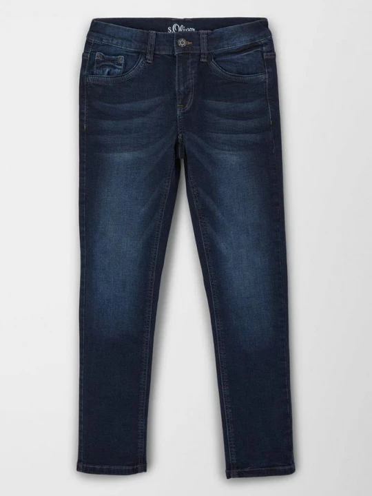 Foto van product Regular: gewassen jeans s.Oliver blauw