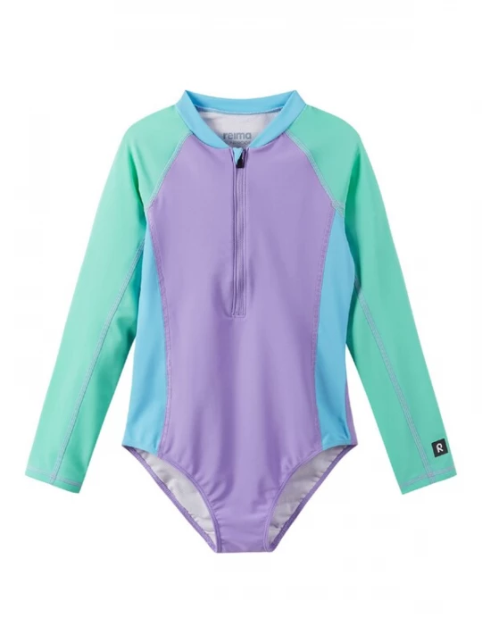 Foto van product Reima Badpak ' Aallot ' blauw / groen / lavendel / zwart / wit