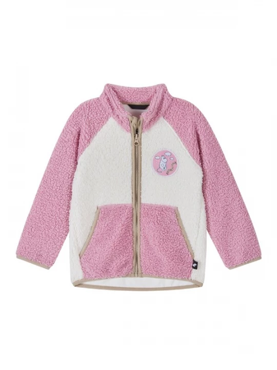 Foto van product Reima Fleece jas 'Moomin' oudroze / wit