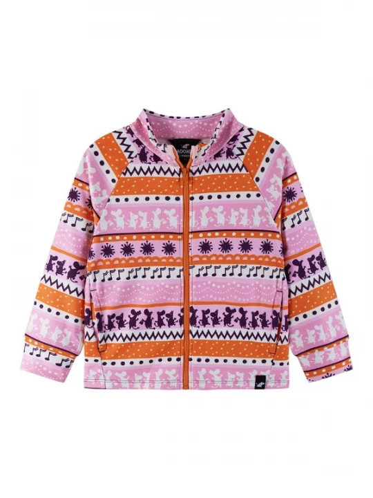 Foto van product Reima Fleece jas ' Moomin Tarpeen ' gemengde kleuren / rosa