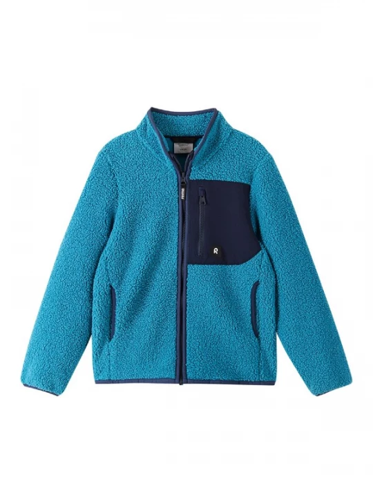 Foto van product Reima Fleece jas 'Turina' navy / lichtblauw