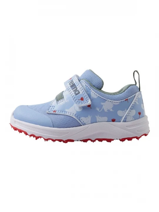 Foto van product Reima Sneakers ' Moomin Ekana ' blauw / groen / bloedrood