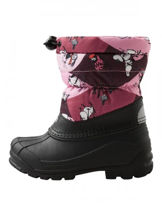 Foto van product Reima Snowboots 'Moomin Nefar' pink / rosa / zwart / wit