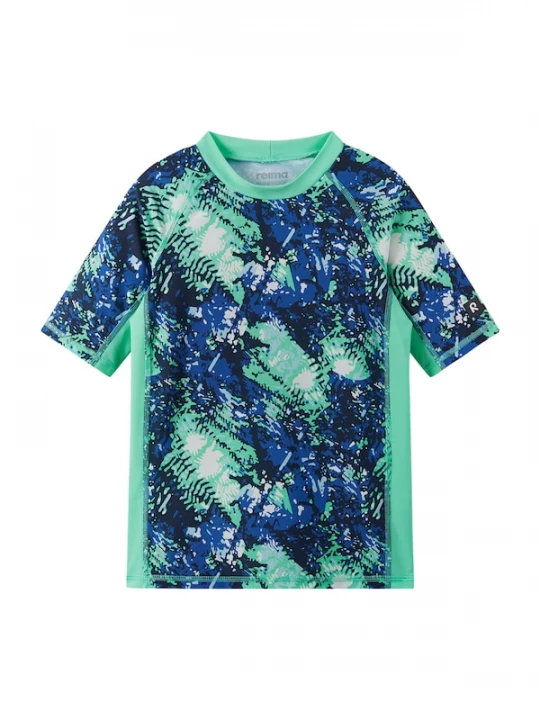 Foto van product Reima UV-bescherming 'Uiva' turquoise / donkerblauw / offwhite