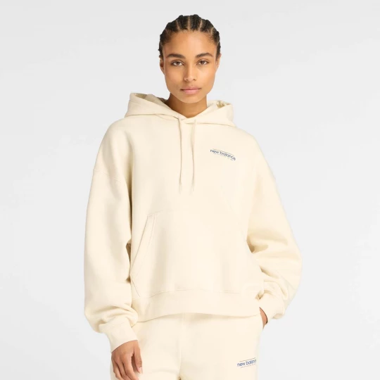 Foto van product Reimagined Fleece Oversized Hoodie New Balance beżowy