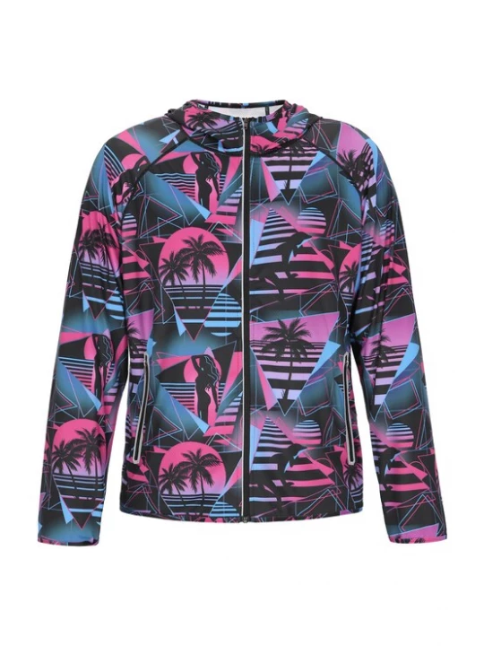 Foto van product Reiswood Tussenjas blauw / pink / zwart