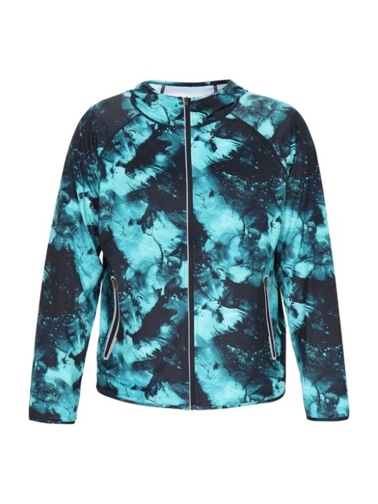 Foto van product MO Tussenjas turquoise / zwart