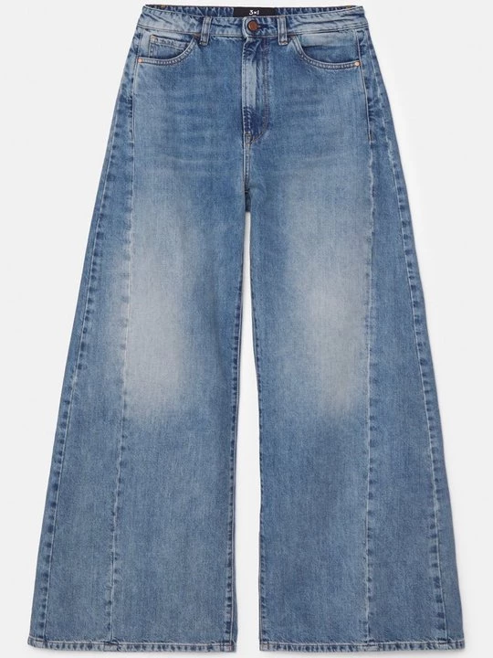 Foto van product Relaxed fit jeans 3x1 lichtblauw denim