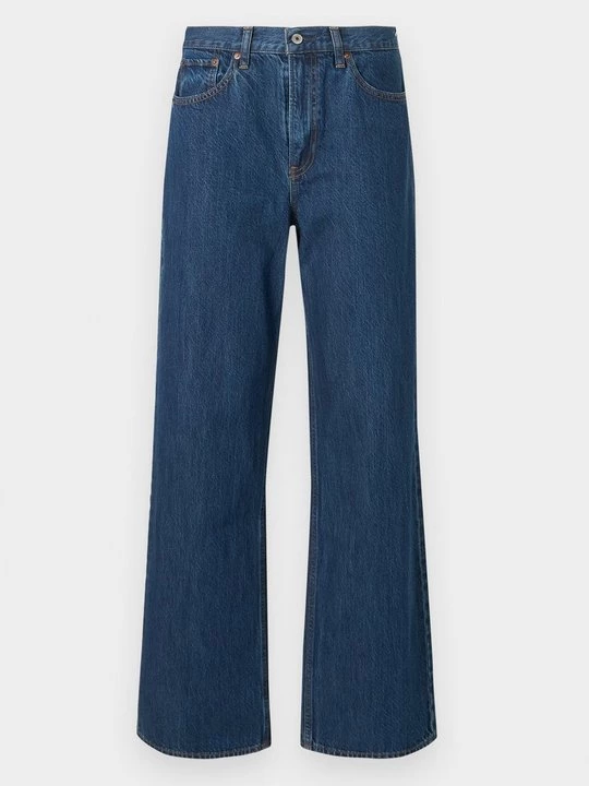 Foto van product Relaxed fit jeans Abercrombie & Fitch donkerblauw denim