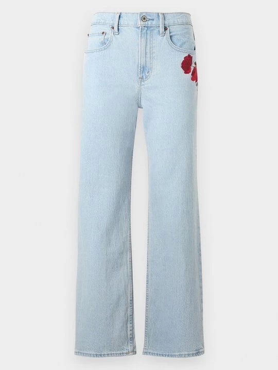 Foto van product Relaxed fit jeans Abercrombie & Fitch lichtblauw denim