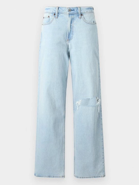 Foto van product Relaxed fit jeans Abercrombie & Fitch lichtblauw denim