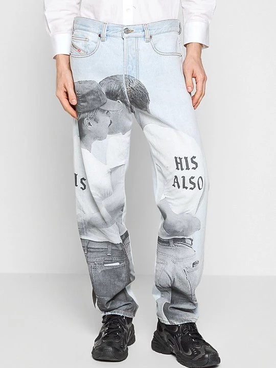 Foto van product Relaxed fit jeans Diesel lichtblauw