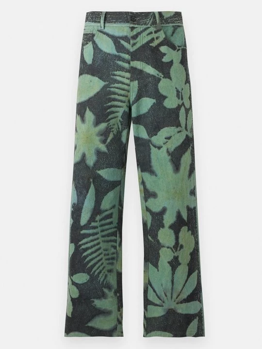 Foto van product Relaxed fit jeans Feng Chen Wang groen