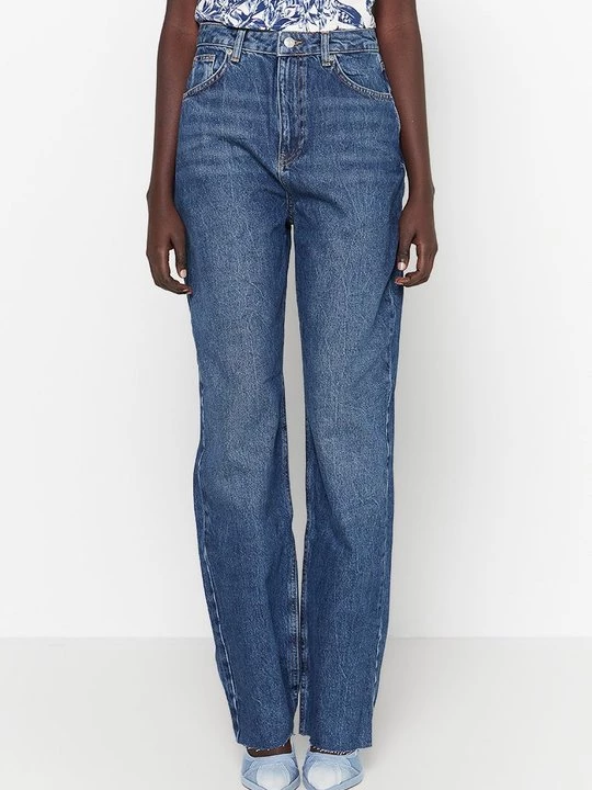 Foto van product Relaxed fit jeans NA-KD donkerblauw