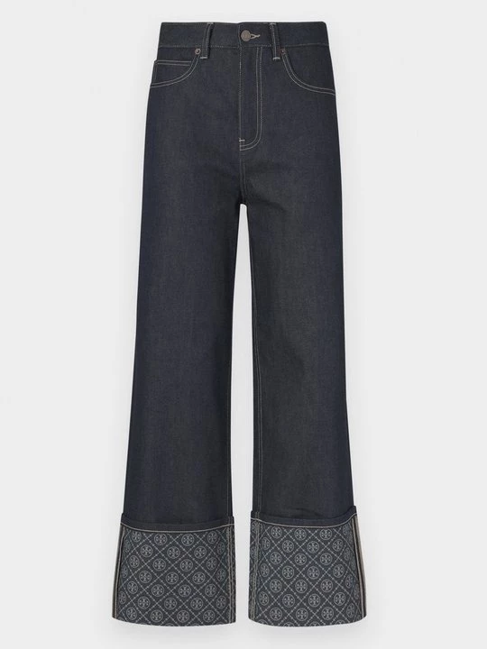 Foto van product Relaxed fit jeans Tory Burch donkerblauw denim