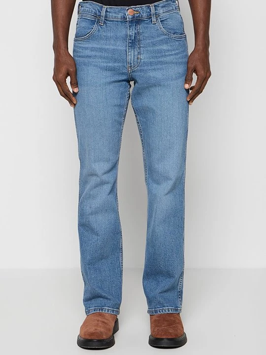 Foto van product Relaxed fit jeans Wrangler zandkleur