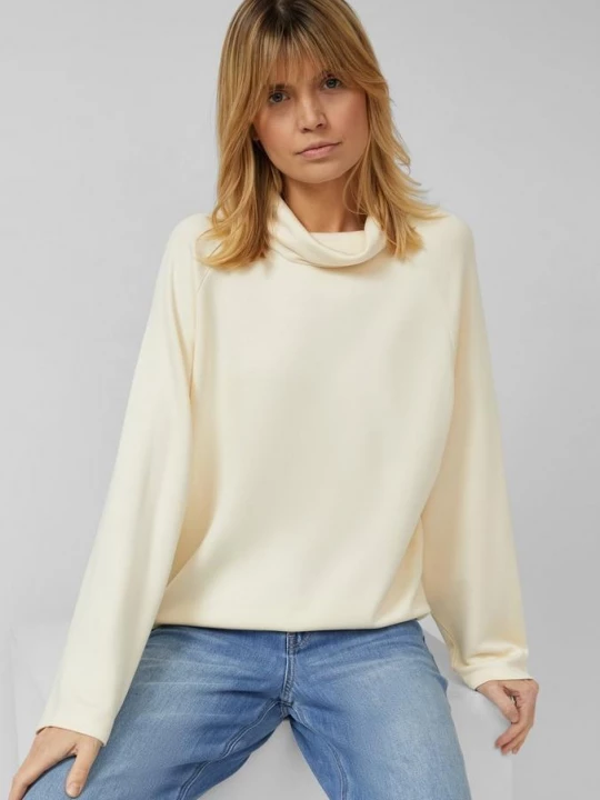 Foto van product Relaxed fit sweatshirt van viscosemix s.Oliver beżowy