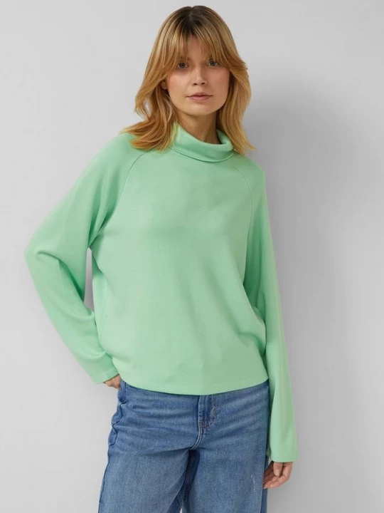 Foto van product Relaxed fit sweatshirt van viscosemix s.Oliver groen