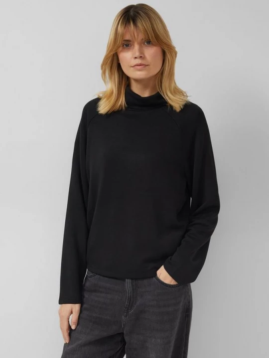 Foto van product Relaxed fit sweatshirt van viscosemix s.Oliver zwart