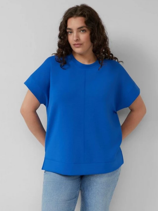 Foto van product Relaxed scuba sweatshirt s.Oliver blauw