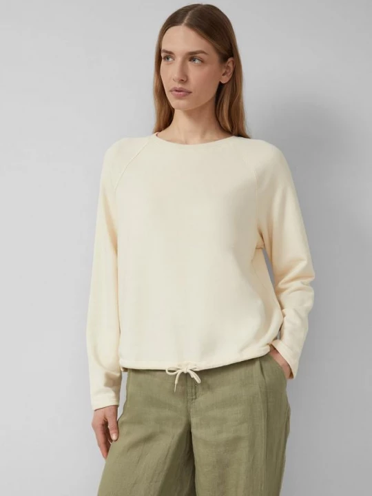Foto van product Relaxed sweatshirt met print op de rug s.Oliver beżowy