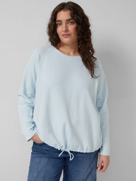 Foto van product Relaxed sweatshirt met print op de rug s.Oliver blauw