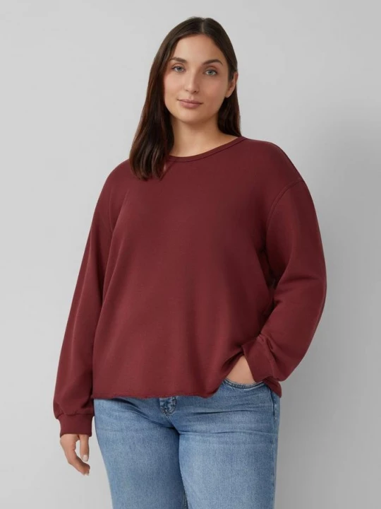 Foto van product Relaxed sweatshirt met rolzoom s.Oliver rood