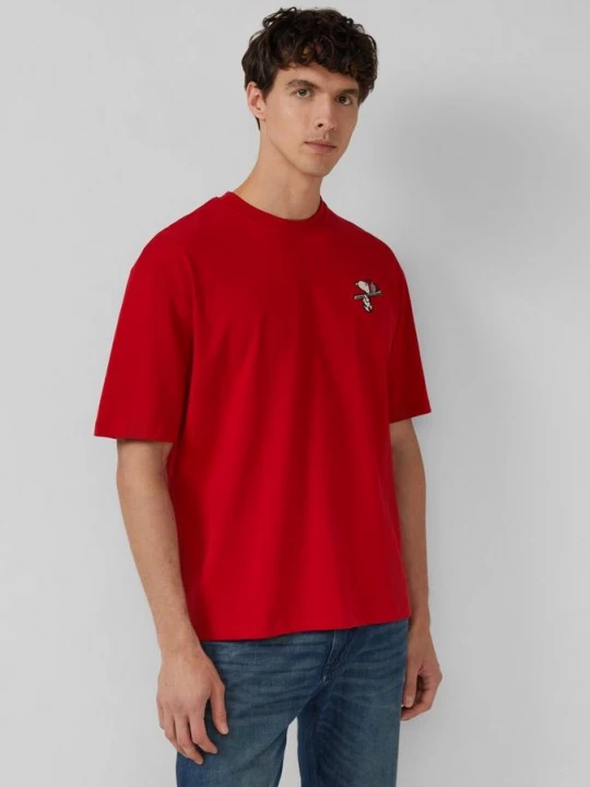 Foto van product Relaxed T-shirt met Peanuts®-illustraties s.Oliver rood