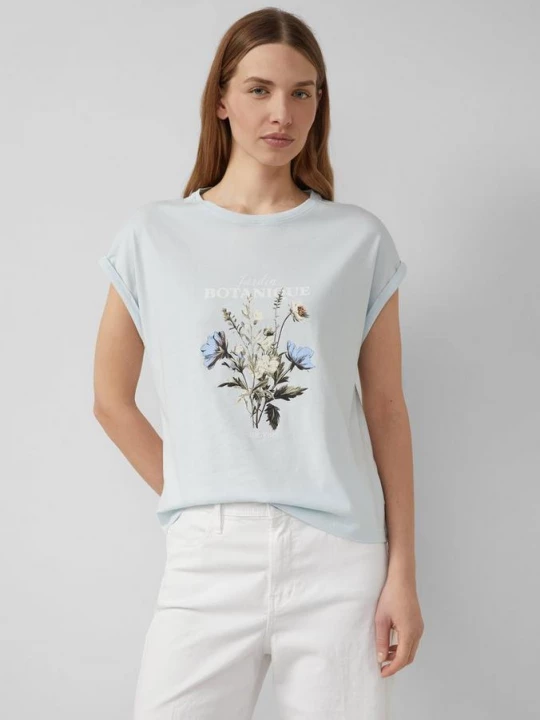 Foto van product Relaxed T-shirt met print op voorzijde s.Oliver blauw