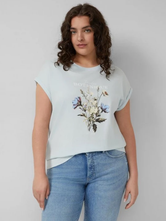 Foto van product Relaxed T-shirt met print op voorzijde s.Oliver blauw