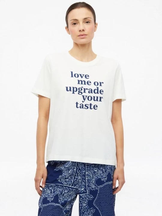 Foto van product Relaxed T-shirt met print op voorzijde s.Oliver crème