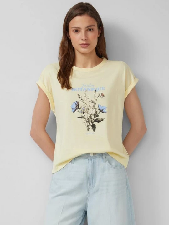 Foto van product Relaxed T-shirt met print op voorzijde s.Oliver geel