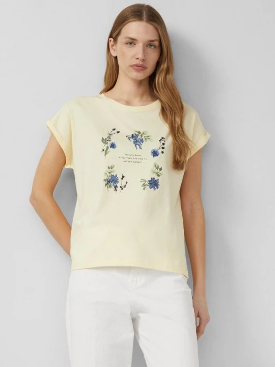 Foto van product Relaxed T-shirt met print op voorzijde s.Oliver geel