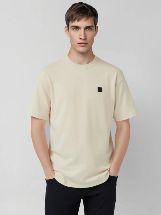 Foto van product Relaxed T-shirt van interlock jersey s.Oliver beżowy